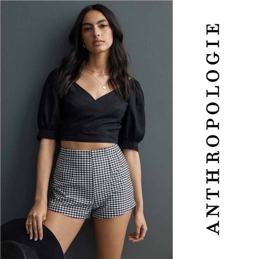 Anthropologie | Maeve Parco Gingham Shorts